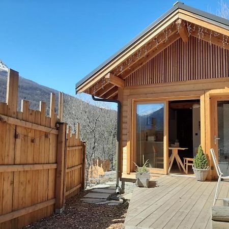 Petit Chalet Neuf Independant 2 Pers "La Cabane De Jean " ブリアンソン エクステリア 写真