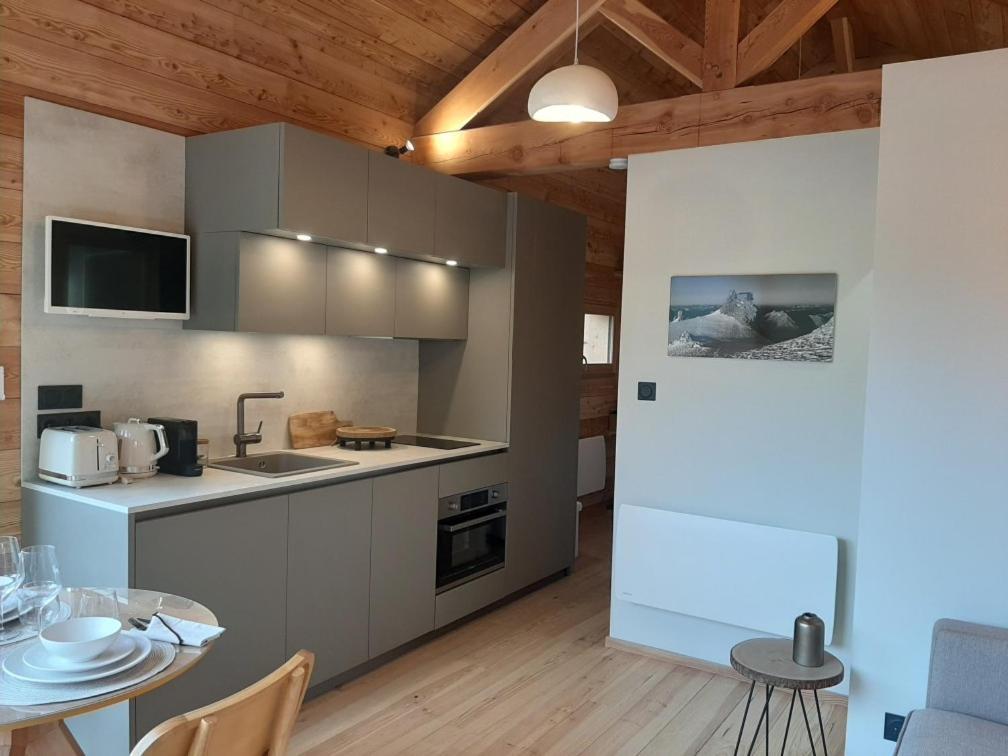 Petit Chalet Neuf Independant 2 Pers "La Cabane De Jean " ブリアンソン エクステリア 写真