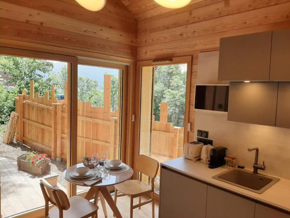Petit Chalet Neuf Independant 2 Pers "La Cabane De Jean " ブリアンソン エクステリア 写真